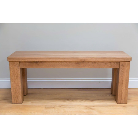 Solid Oak : Ghế Băng Dài Gổ Sồi - W90cm